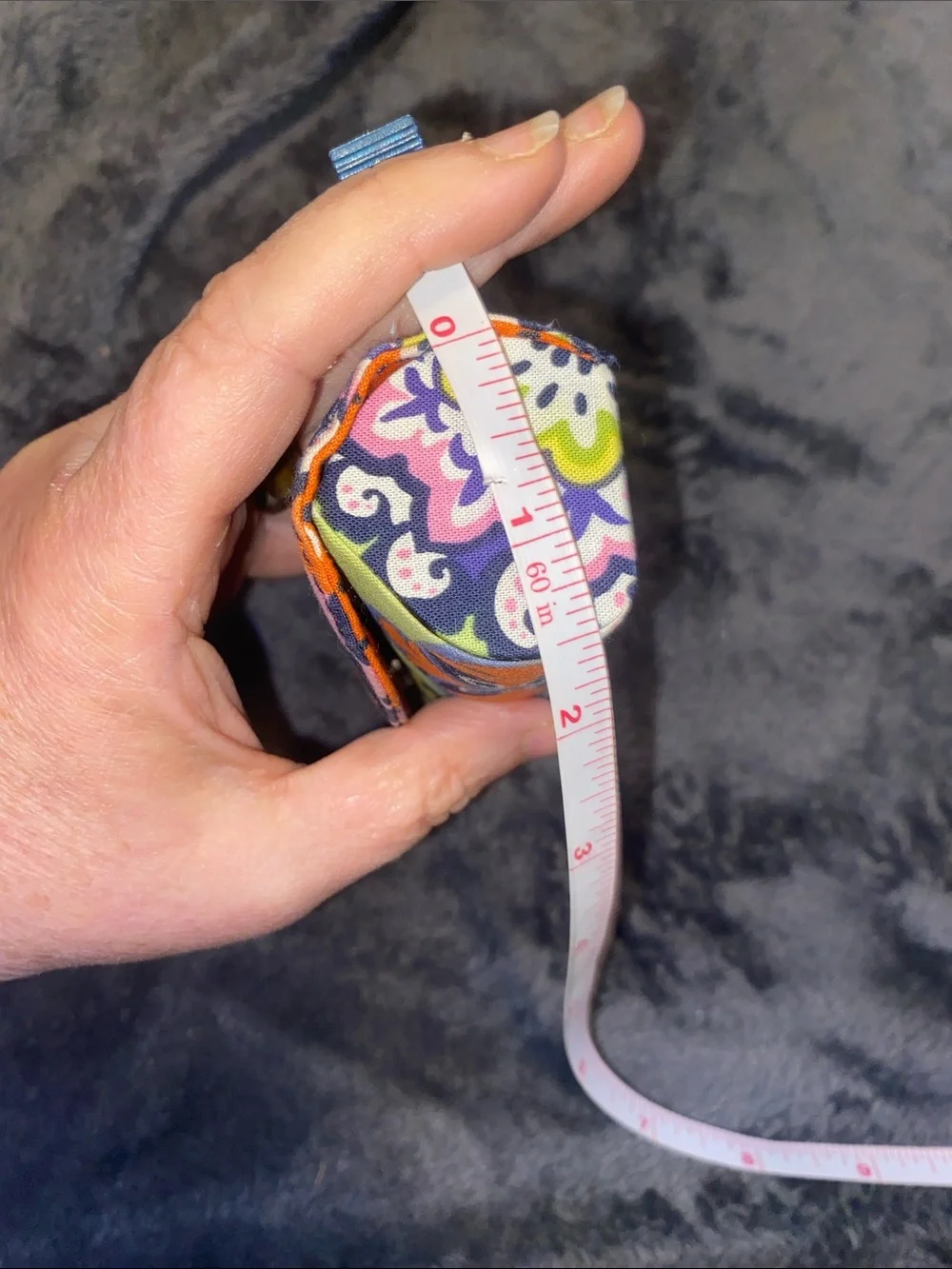 Vera Bradley Floral Fold-Over Glasses Case in Pink, Orange, Navy and Green